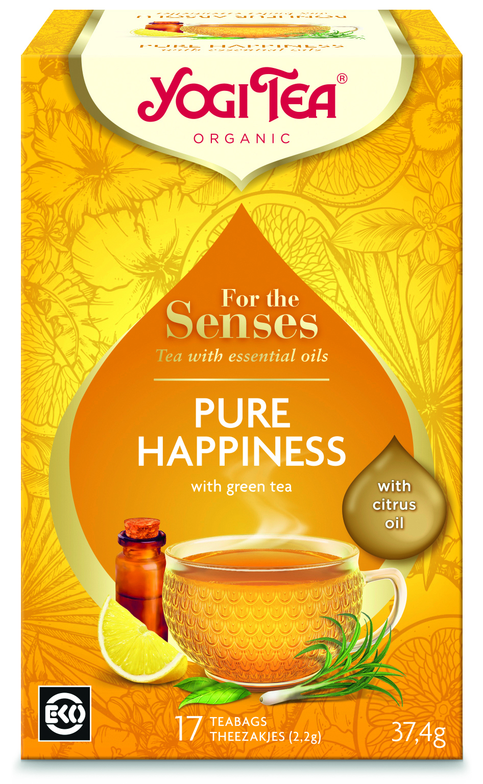 Yogi thee For the Senses Pure happiness bio 17 builtjes
